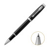 派克PARKER 签字笔IM纯黑丽雅白夹宝珠笔 学生商务办公文具用品日常书写0.7mm宝珠笔芯