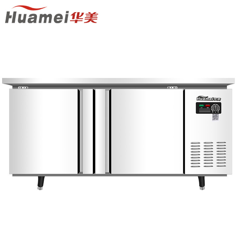 华美（Huamei）TCF-1500 1.5米工作台 商用厨房操作台 全不锈钢 卧式冰柜 奶茶店冷藏柜