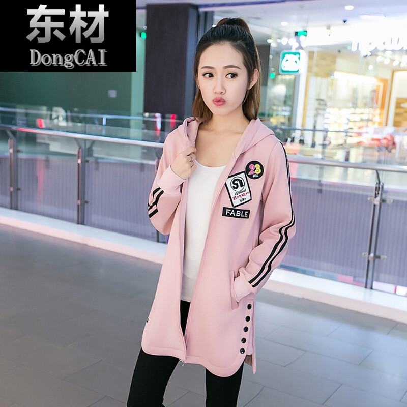 2017新款初中生少女秋装中学生卫衣女14-16岁