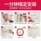 304不锈钢厨房 置物架免打孔收纳架刀架用品调味调料架壁挂 80cm双杯-不带挂篮