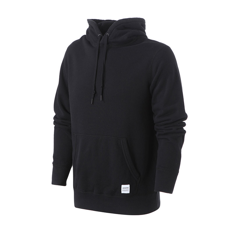 CONVERSE匡威男装卫衣2018新款Essentials连帽套头衫10000656 黑色10000656-A01 2XL