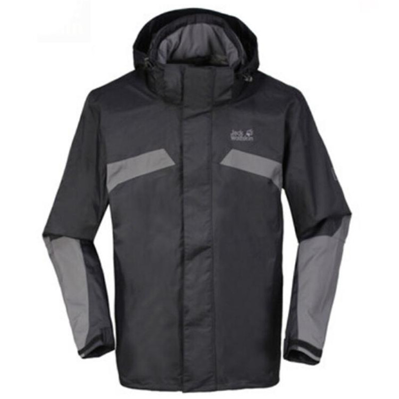 Jack Wolfskin/狼爪 男装 户外防风防水透气冲锋衣夹克外套|1104831-6000 L(180/100A) 1104831-6000