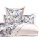 绣娘深蓝青花真丝四件套床上用品床单枕套被套高档套件秋冬款 2.0m（6.6英尺）床 深蓝青花