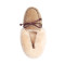 OZWEAR UGG OB088 翻毛女士羊毛内里豆豆鞋船鞋 栗色 40码