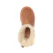 OZWEAR UGG OB143 II 防泼水单蝴蝶结低筒女鞋羊皮毛一体雪地靴 灰色 38码