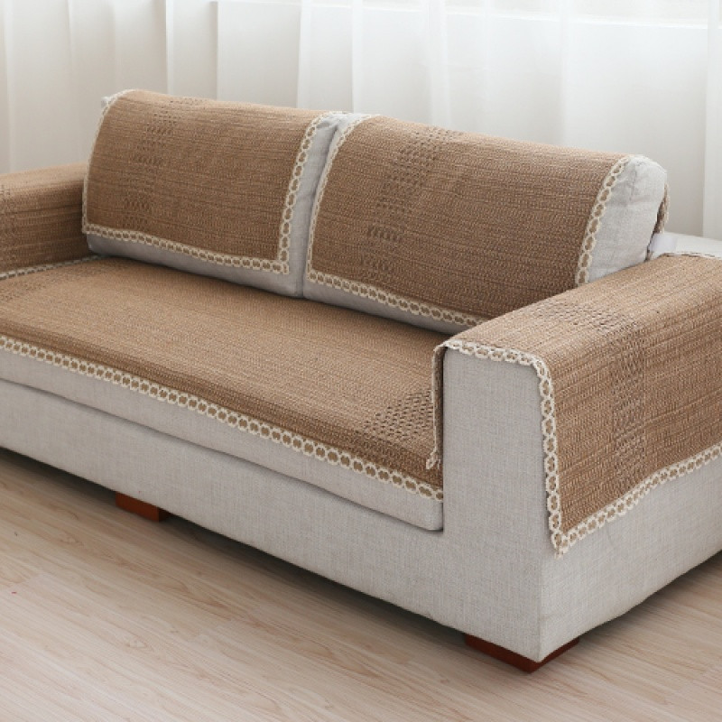 绿色沙发垫田园布艺生活四季通用客厅简约现代沙发巾沙发套罩全盖