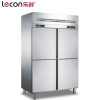 乐创（lecon）商用四门冰柜 风冷冷柜冰箱 四门冰柜 保鲜柜冷冻柜