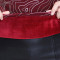 歌诺瑞丝2017秋冬女装新款韩版修身加绒加厚大码高领打底衫女6861 红色 XXL