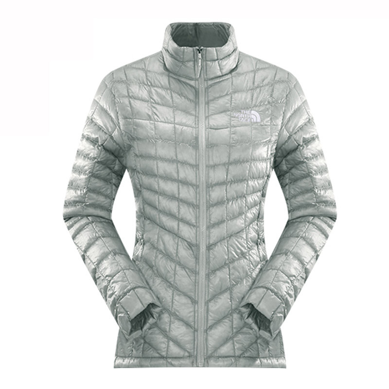 THENORTHFACE北面女款户外舒适保暖防风耐磨立领棉服CUD5 L 灰色A0M