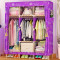 家时光简易实木衣柜130Y 紫色枫叶