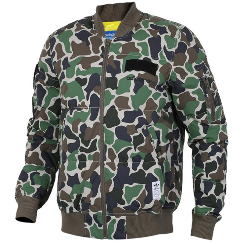 Adidas/阿迪达斯 三叶草 男装 2017新款 保暖休闲羽绒服夹克外套|CD1718 54/L(185/108A) CD1718