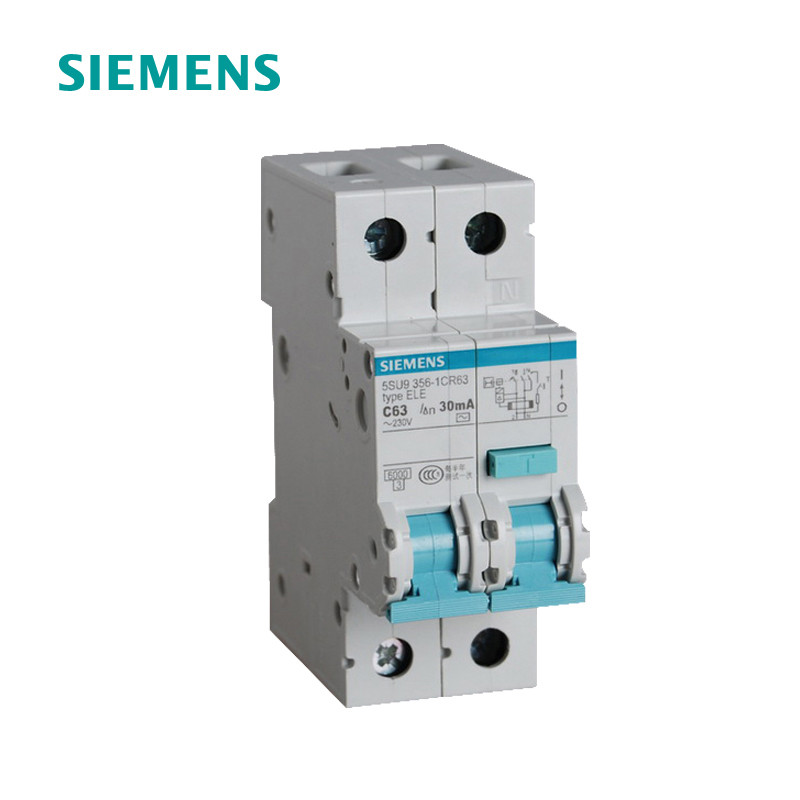 西门子(SIEMENS) 漏电保护器1P+N 63A带漏保5SU93561CR63