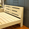 艾帛利(AIBOULLY) 床 实木床1.8米双人床 简约现代1.5米橡胶木床 木质单人床1.2米实木床家具 1.2*2.0m标准床