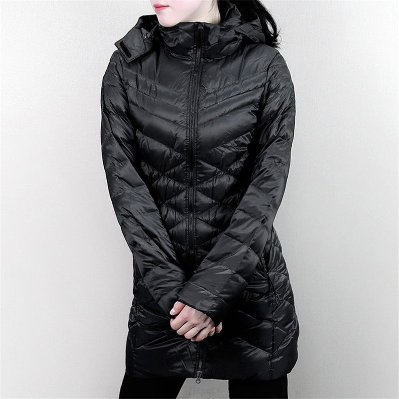 Nike/耐克 女子外套 运动休闲保暖长款羽绒服|541407-010 S（155/80A） 541407-010