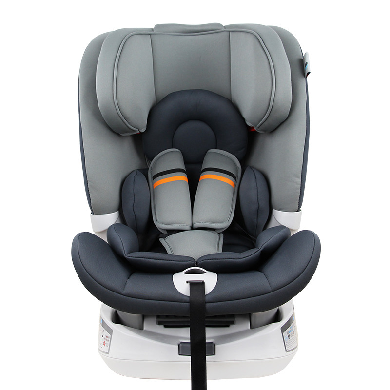 新品上市 鸿贝安全座椅 可坐可躺 注塑材质 硬接口链接 稚气黑