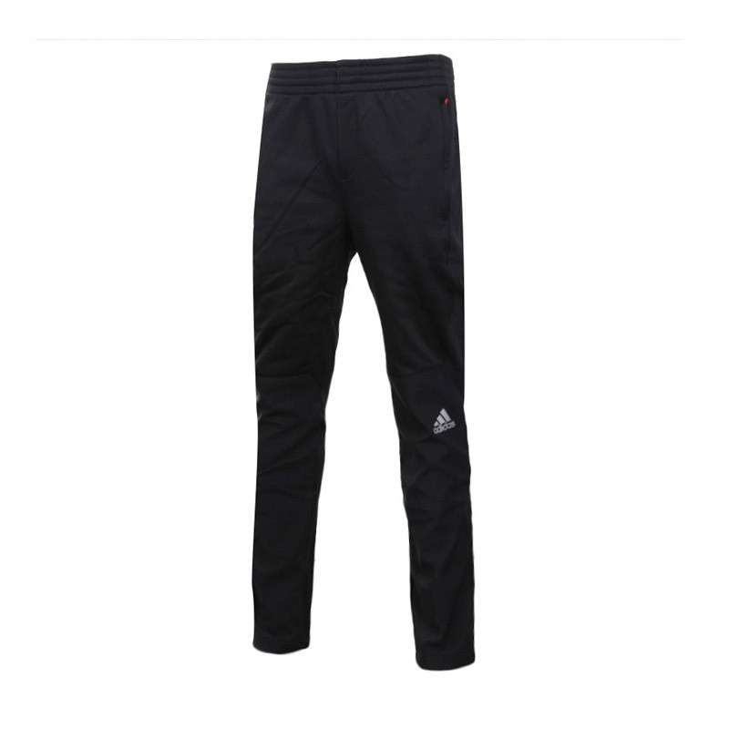adidas阿迪达斯男子运动长裤2018新款修身加绒休闲运动服CV6755 3XL 黑色