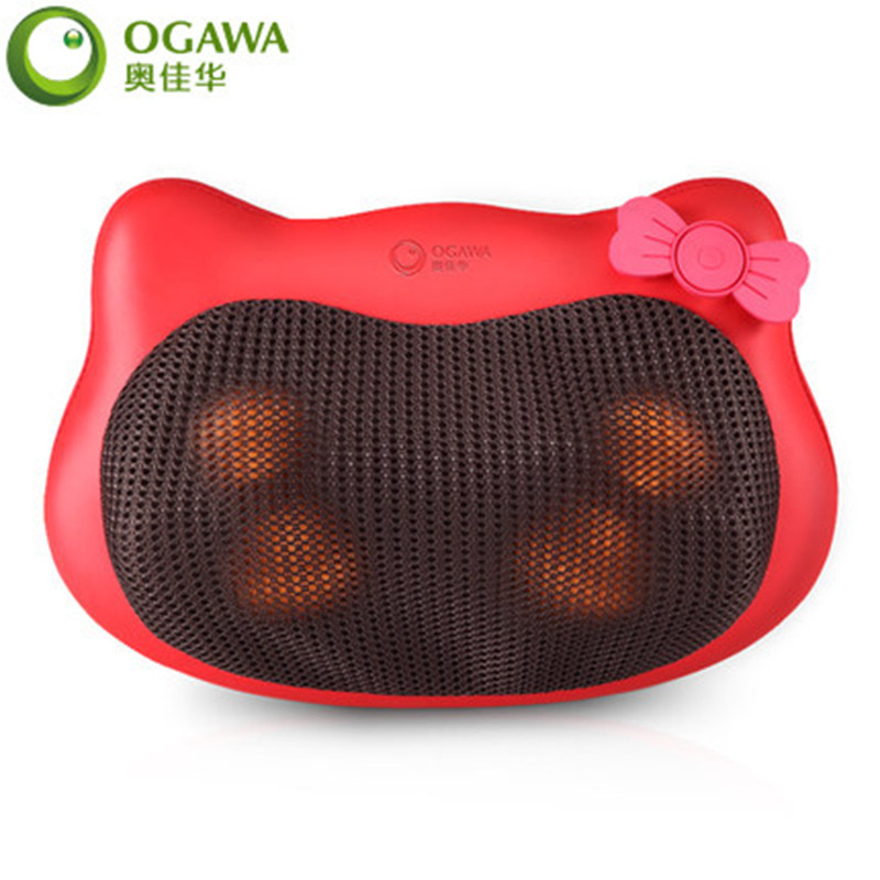 奥佳华(OGAWA）按摩枕OG-2010乐享猫 颈椎腰部按摩器 车载家用两用电动按摩靠枕电动 按摩器