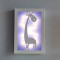 缕空雕刻可爱鹿环保儿童卡通灯LED卧室床头灯装饰灯卡通壁灯 MB011可爱鹿蓝色12W暖光20*30CM