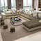 驰友(CHIYOU) 沙发布艺沙发建议现代中大户型U型布艺沙发组合 五件套/配茶几