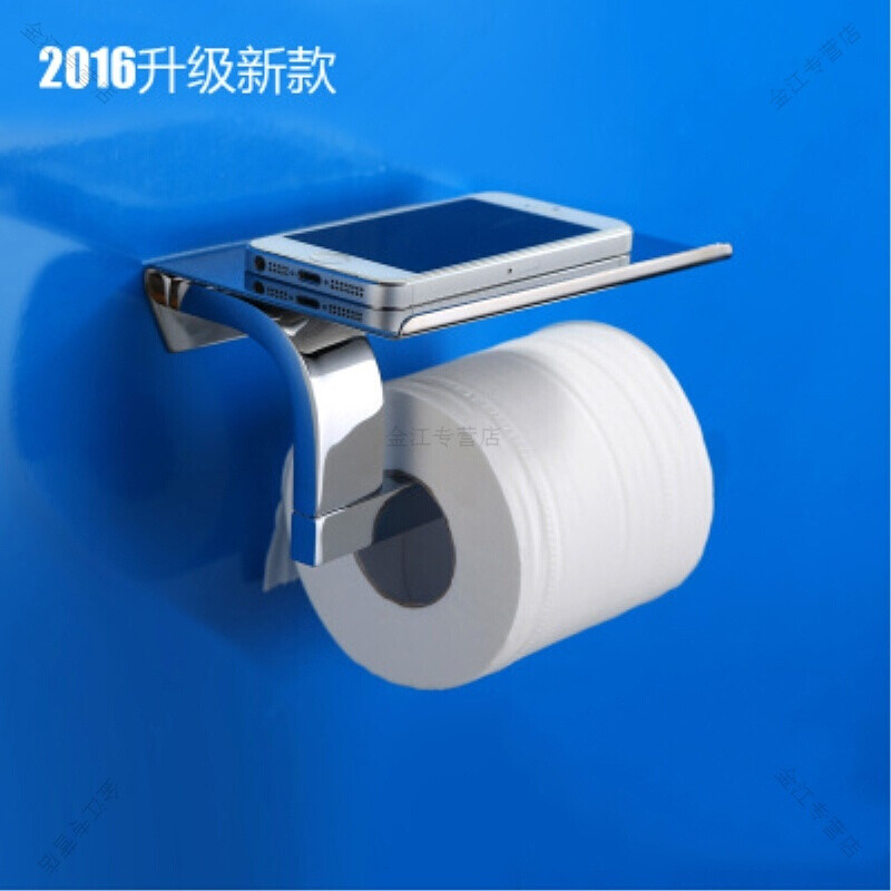 卫生间浴室浴巾架毛巾架收纳系列加硬抹布五金件加高挂件套毛巾不 纸巾架
