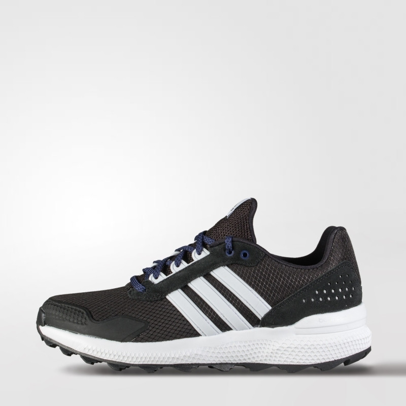 ADIDAS阿迪达斯17新款男子轻便透气跑步鞋运动鞋-AQ5205 1号黑色/亮白/深藏青 41