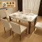 狄雷斯 餐桌 北欧大理石圆餐桌6人 金色不锈钢圆形餐桌木质现代简约设计师创意金属轻奢家具 CZA05B 1.6米餐桌