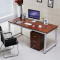 简易钢木桌台式简约桌家用电脑桌书桌学生写字台双人办公桌会议桌 长200*宽80高74单桌子