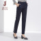 经典故事冬季休闲西裤女2017新款OL工作直筒裤提臀修身职业长裤子 160/84A/M M05蓝色