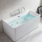 小户型一体式浴缸无缝水浴环保水阀老年人浴缸洗浴环保泡泡浴通用 &asymp1.7M 嵌入式