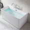 小户型一体式浴缸无缝水浴环保水阀老年人浴缸洗浴环保泡泡浴通用 &asymp1.6M 嵌入式