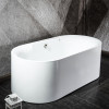 成人小户型浴缸家用欧式个性靠墙卫生间一体式水池浴池水池配件冷 &asymp1.5M 空缸配置
