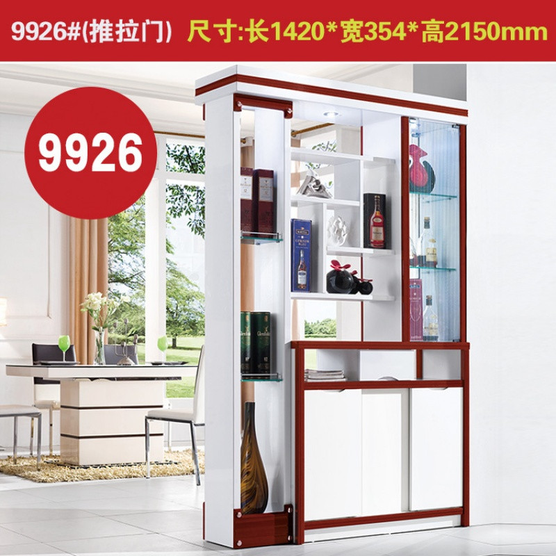 现代客厅进门玄关柜间厅柜玄幻隔断进门厅柜双面鞋柜酒柜屏风水柜 9926