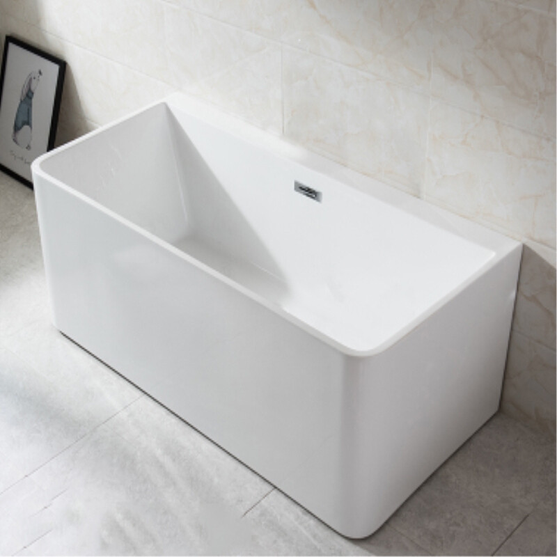 一体式浴缸独立式浴缸亚克力无缝浴缸小户型嵌入式浴缸 &asymp1.6M 简约空缸