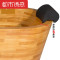 橡木泡澡木桶加厚浴缸沐浴桶木质洗澡木桶浴桶实木泡澡 木本色(1.2米)