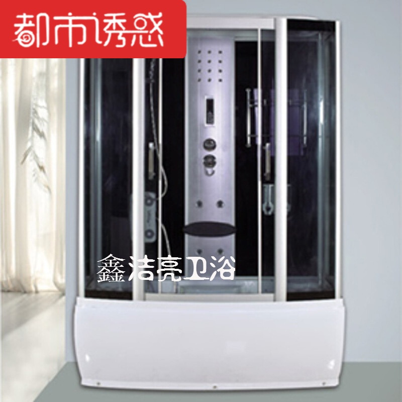 亚克力带浴缸整体淋浴房卫生间浴室沐浴家用移门卫浴A6-485x140 A6-485x140
