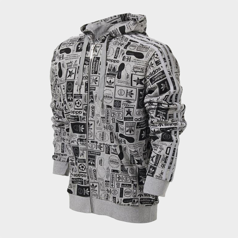 adidas阿迪达斯三叶草夹克男冬季男子新款休闲连帽夹克外套AZ1100 L（185/108A） AZ1100