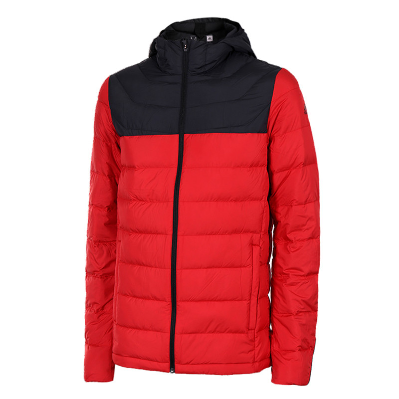 阿迪达斯外套男装2017秋冬大码连帽运动宽松保暖休闲羽绒服AY4110 S(175/92A） AY4110