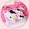 HelloKitty浴巾礼盒 30*30cm 粉礼盒【小熊蓝】