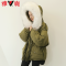 雅鹿羽绒服+YS6101980 军绿 M