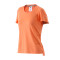 adidas阿迪达斯女装短袖T恤2017新款跑步运动服 BR9762 橙色 S