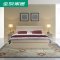 106305S高箱床 原木香槟灰丨储物款无软包】1.5m床+床头柜*2+02K床垫