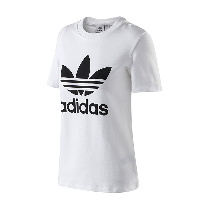 Adidas/阿迪达斯 三叶草 女子运动服 休闲服圆领短袖T恤 CV9888 CV9889 CV9892 白色 34