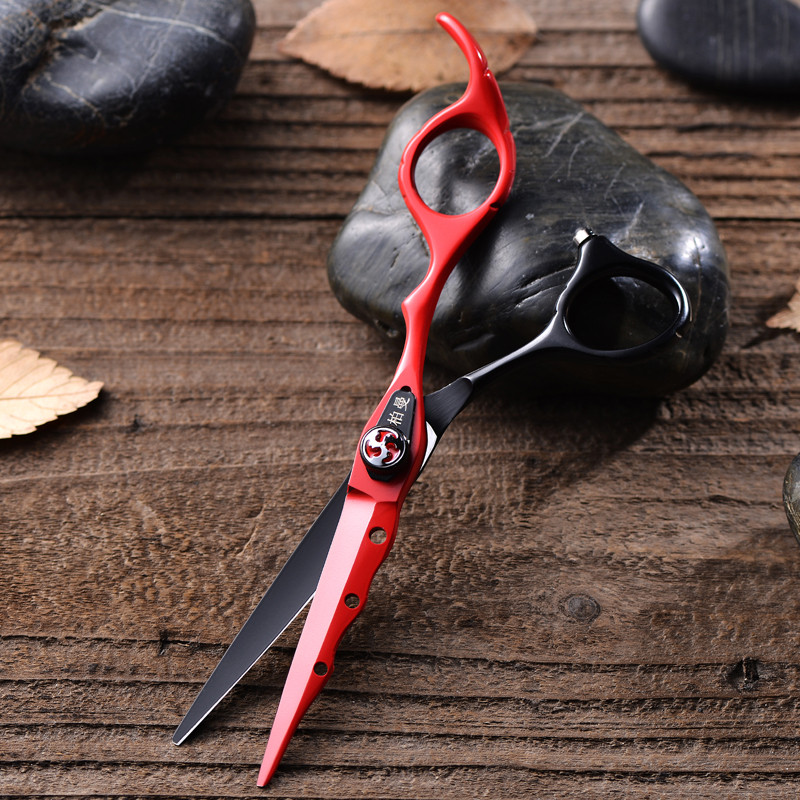 柏曼 火轮美发剪刀理发剪刀平剪刀剪发刀家庭理发店发廊成人儿童用