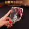 三星note3指环壳印花n9009保护套n9002潮女n9008v软壳n9005手机壳 蝴蝶结-金