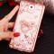 三星note3指环壳印花n9009保护套n9002潮女n9008v软壳n9005手机壳 蝴蝶结-玫瑰金