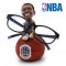 NBA儿童防蓝光护目镜反辐射手机防福射方形眼镜平光眼镜男抗疲劳 眼镜浅粉色框R5