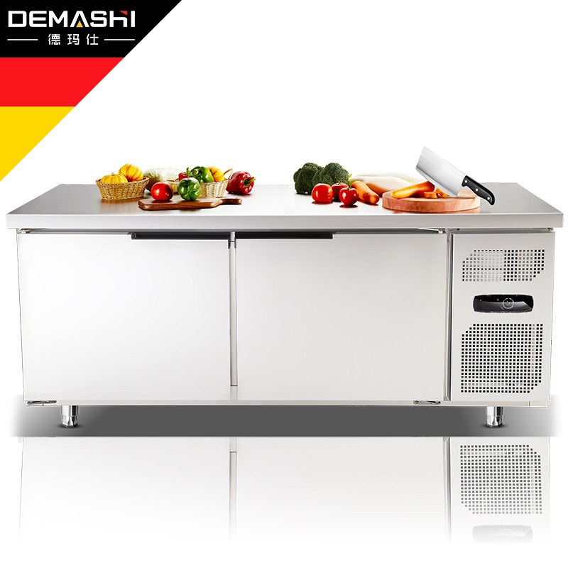 德玛仕(DEMASHI)商用冷藏操作台 1.5*0.6/0.8*0.8【工程款】全冷藏