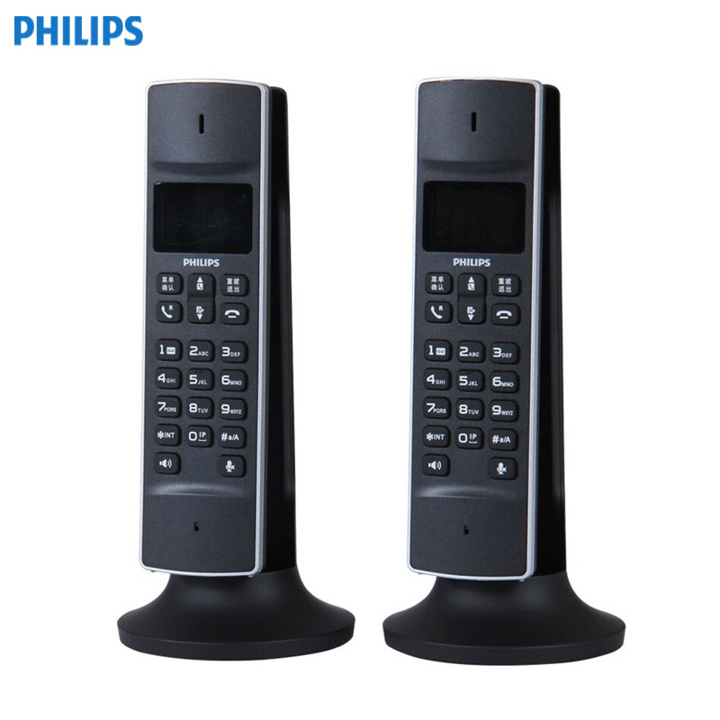 飞利浦（PHILIPS）DCTG3302 数字双无绳电话机/套装机（黑色）