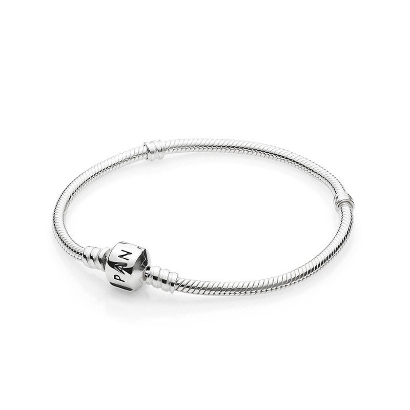 PANDORA潘多拉 Moments银扣 925银手链 590702HV 19cm