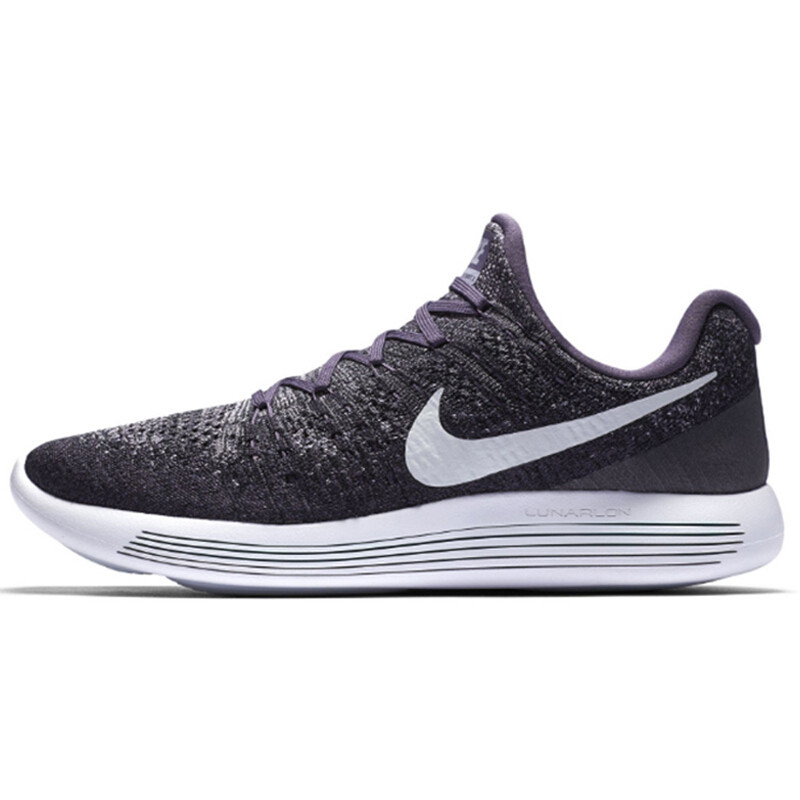NIKE耐克跑步系列男LUNAREPIC低帮黑色863779-005 紫色 42.5